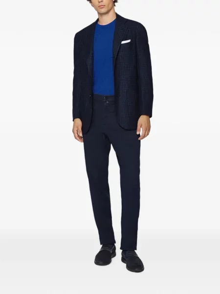 Pantaloni Kiton cu cordon albastru