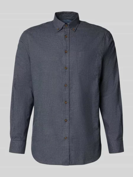 Koszula casualowa o kroju regular fit z kołnierzykiem typu button down Christian Berg Men