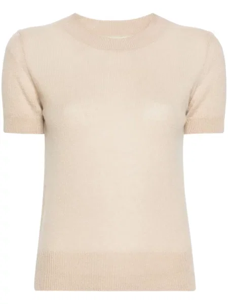 Top Ermanno Scervino din cașmir cu decolteu rotund