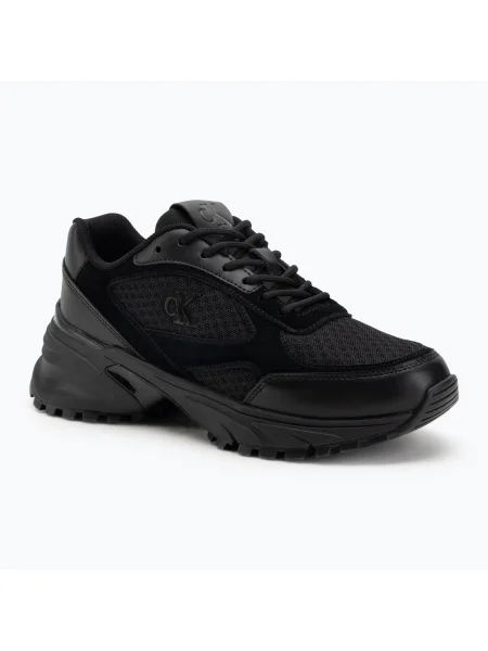 Дамски обувки Calvin Klein Hike Runner Mesh Mix triple black черно