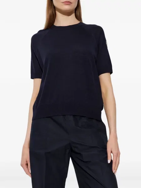 Tricou Moncler de lână albastru