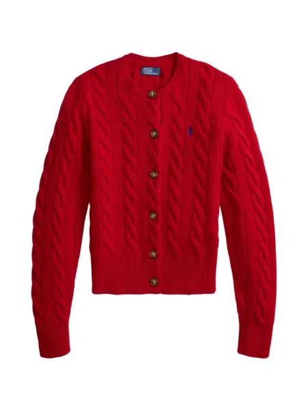 Копринена карирана шапка с козирки Polo Ralph Lauren с автограф синьо