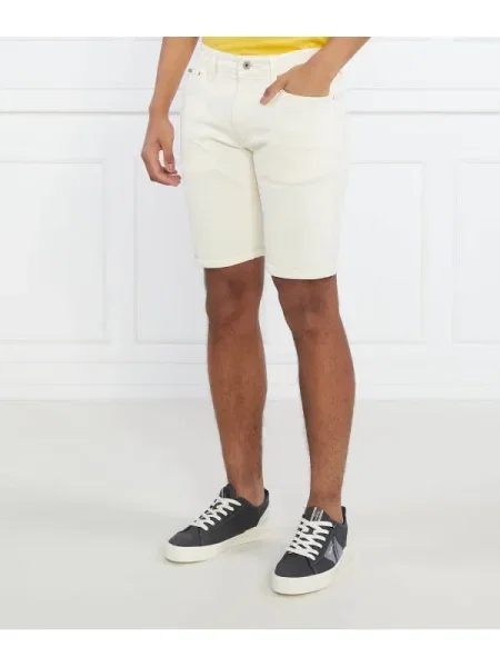 Pepe Jeans London Rövidnadrág STANLEY | Tapered fit | denim bézs
