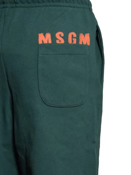 Spodnie dziecięce Msgm zielone