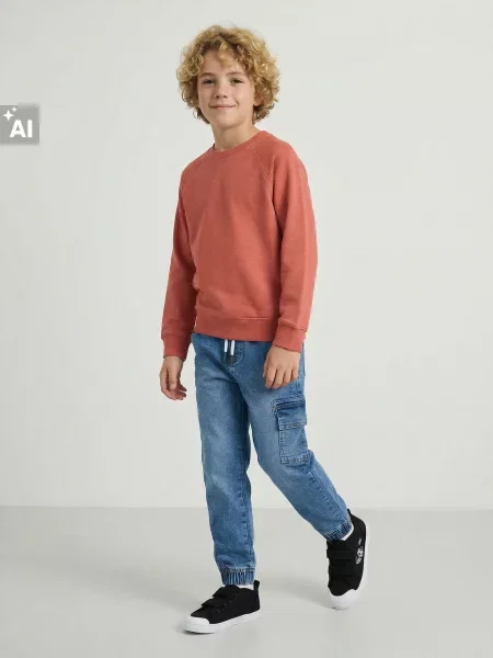 Sinsay Mikina basic červená