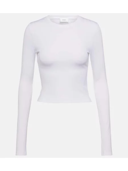 Top Wardrobe.nyc din jerseu alb