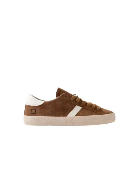Sneakersy D.a.t.e. zamszowe brązowe
