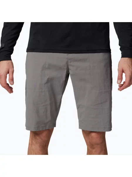 Мъжки къси панталони за колоездене Fox Racing Ranger pewter сиво