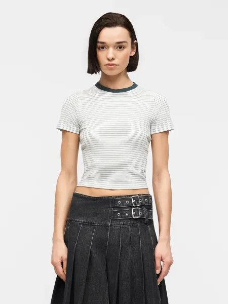 ONLY Tricou ONLLUPE gri / gri metalic alb
