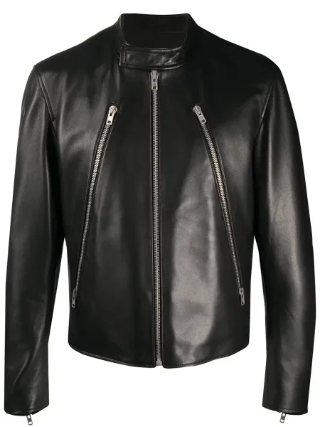 Geanta de piele Maison Margiela negru