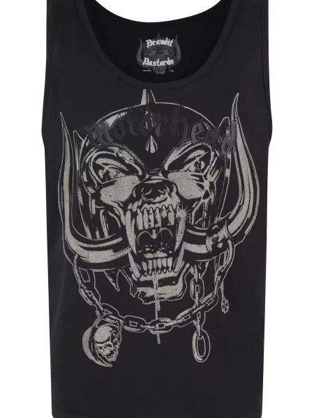 Brandit Tričko Motörhead šedá černá