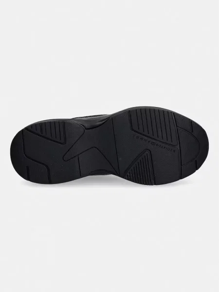 Tommy Hilfiger MODERN RUNNER SHINY LEATHER маратонки дамски черно