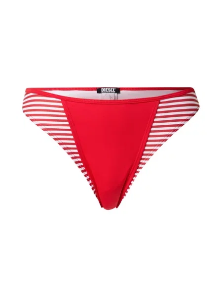 DIESEL Slip costum de baie roșu alb