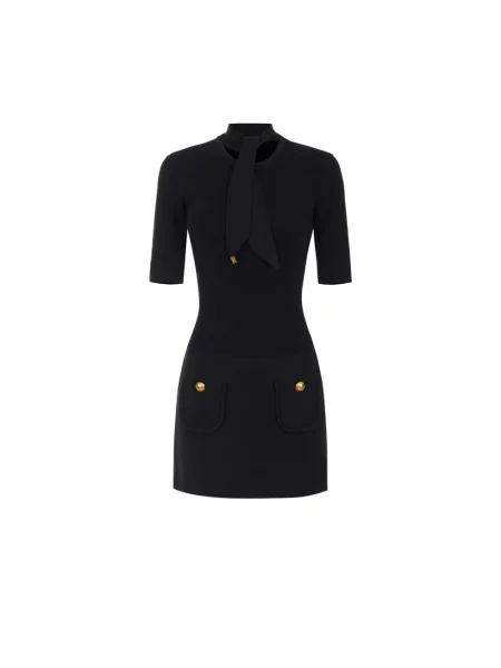 Sukienka mini Elisabetta Franchi czarna