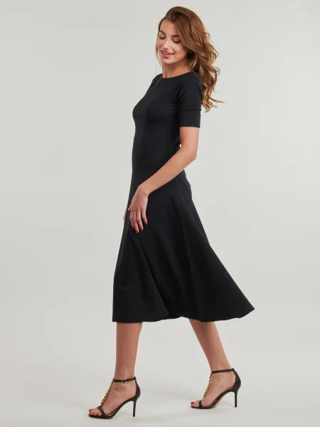 Rochie de zi Lauren Ralph Lauren de costum negru