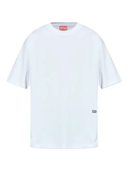 Tricou Diesel cu imagine alb