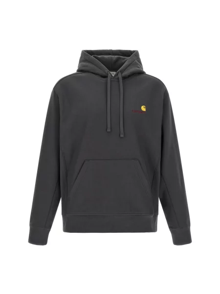 Bluza z kapturem Carhartt Wip z kapturem szara