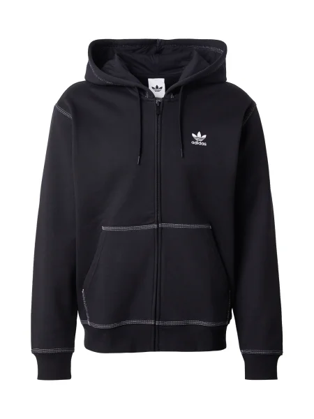 ADIDAS ORIGINALS Gornji dio trenirke ESSENTIALS crna bijela