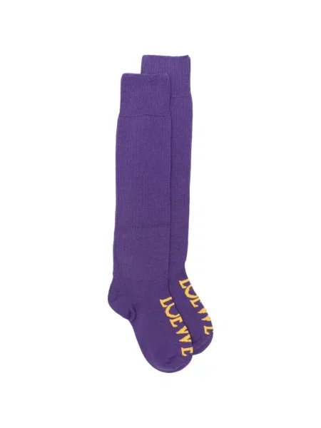 Șosete Loewe cu autograf violet
