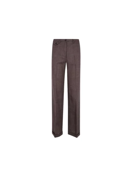 Spodnie Seventy brązowe