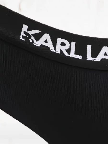 Bikini Karl Lagerfeld cu autograf negru