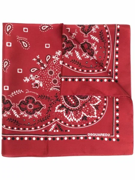 Fular Dsquared2 cu imagine cu model paisley