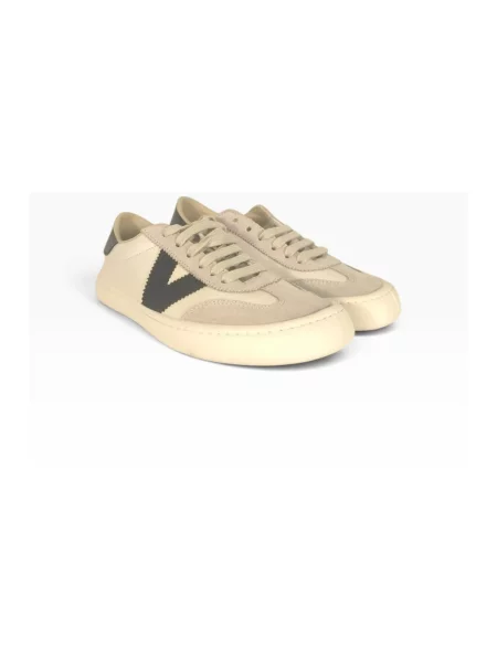 Sneakersy Victoria skórzane beżowe