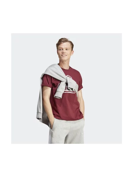 Majica Adidas s autogramom bordo