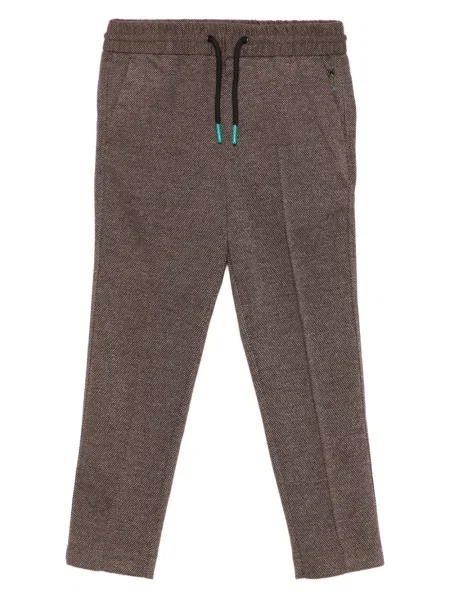 Spodnie dziecięce Scotch & Soda brązowe