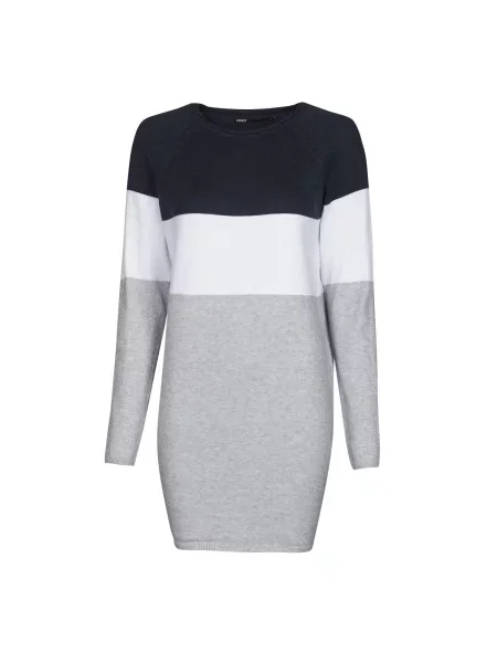 Mini obleka Only siva