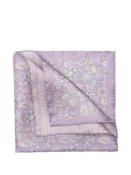 Fular Elizabetta în carouri violet