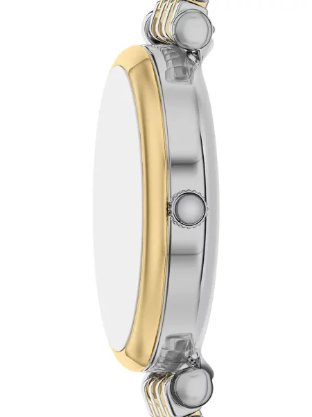 FOSSIL Ceas analogic Carlie / argintiu auriu