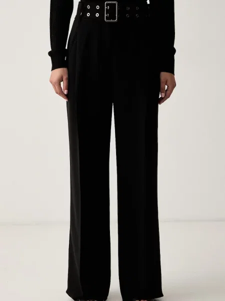 Trussardi pantaloni de costum pentru femei negru