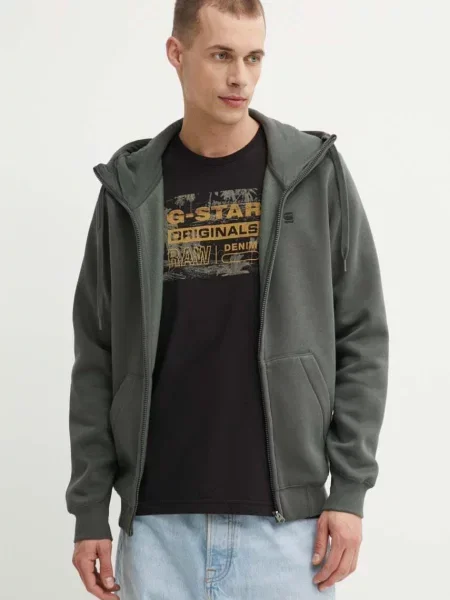 Суичър с качулка G-star Raw