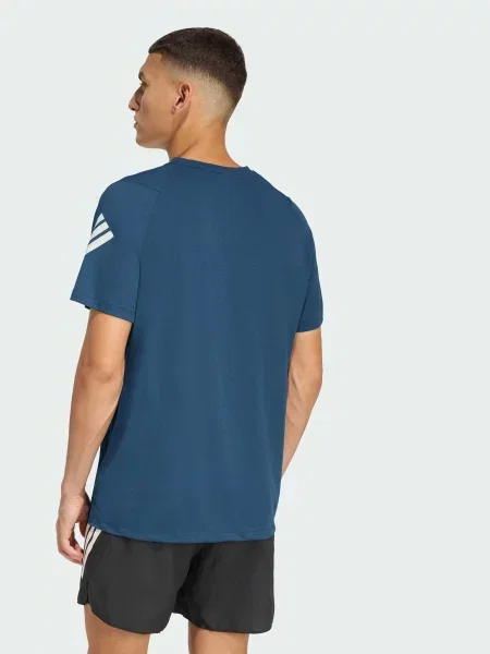 Спортивна футболка adidas перероблений синій