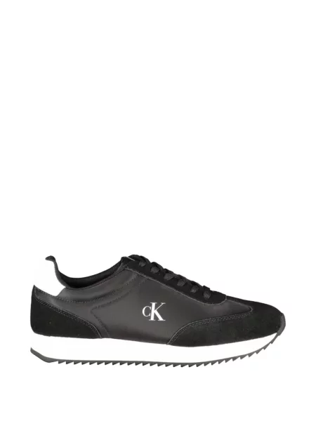 Sneakerși Calvin Klein cu imagine negru