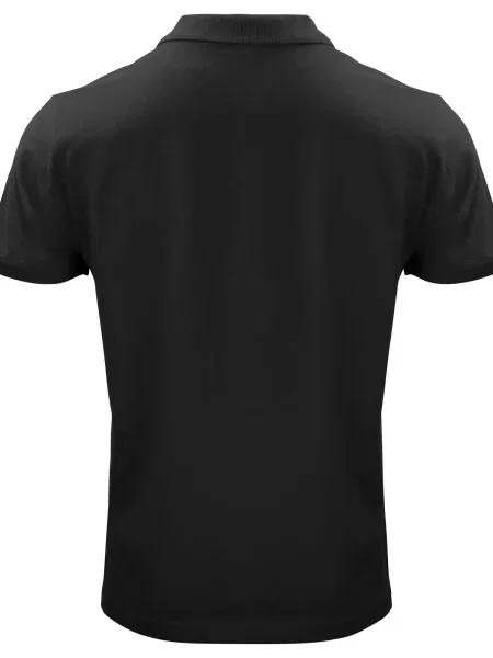 Clique Classic OC Polo – organiczna klasyczny krój – black czarna