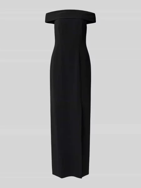 Lauren Ralph Lauren sukienka maxi dopasowana czarny