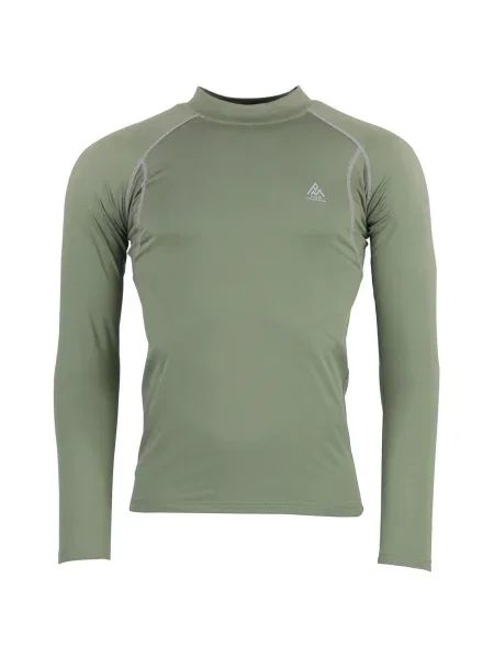 Tricou mânecă lungă Peak Mountain kaki