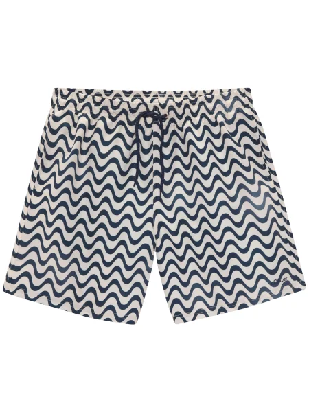 S.Oliver Șorturi de baie bleumarin alb