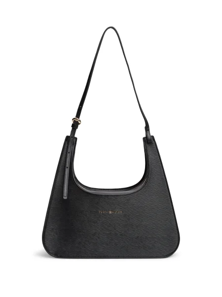 TOMMY HILFIGER Geantă de umăr negru