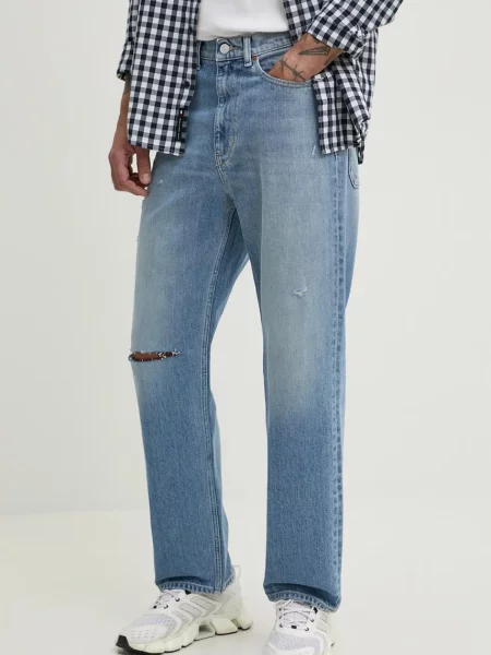 Дънки Tommy Jeans синьо