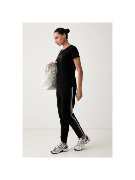 Koszulka Emporio Armani Ea7 z logo czarna