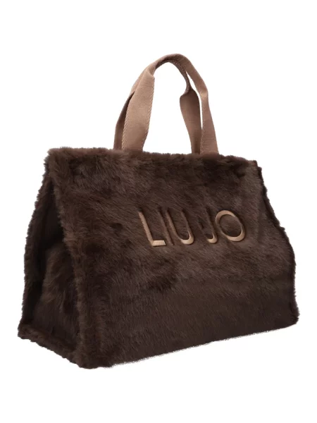Liu Jo Shopperka Ze Sztucznego Futra braun brązowa