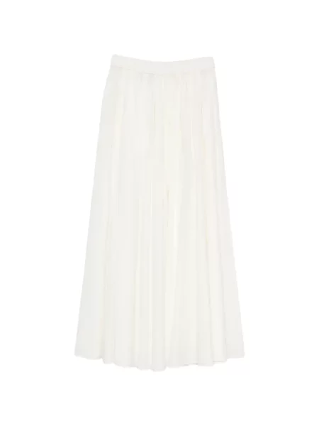Maxi fusta plisata Tela plisată