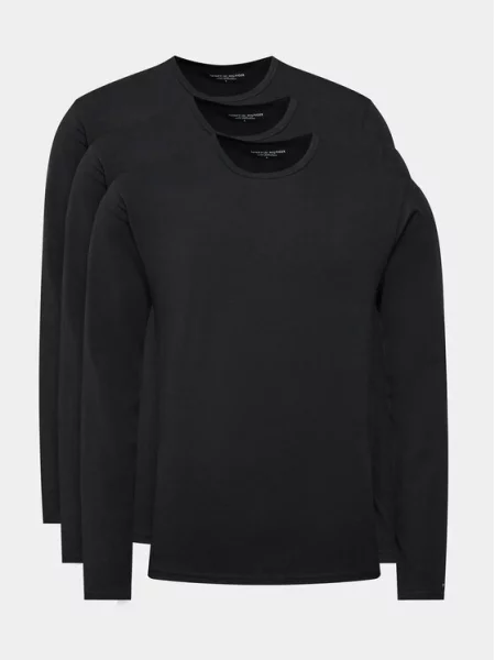 Tričko s dlouhým rukávem Tommy Hilfiger černé