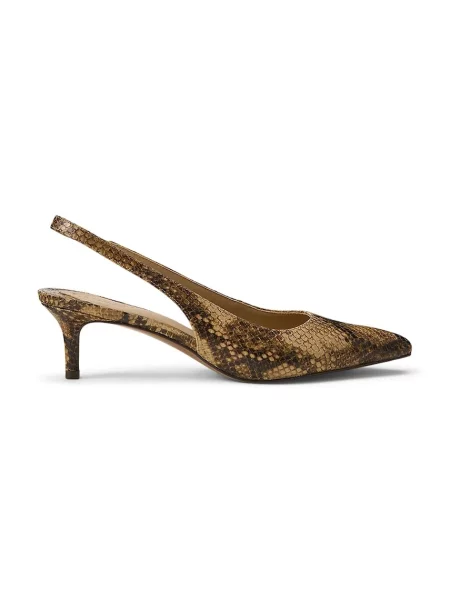 Lauren Ralph Lauren pantofi cu stiletto din piele Lolah II bej