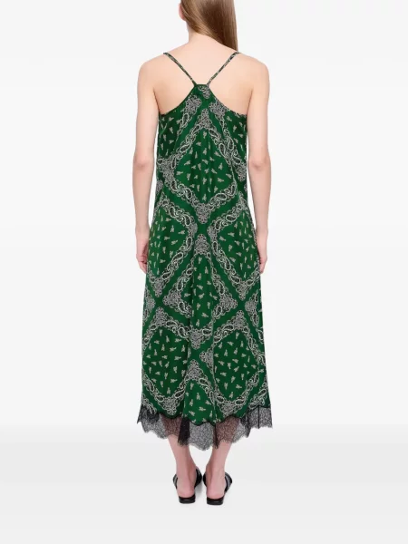 Rochie Zadig&voltaire de mătase verde