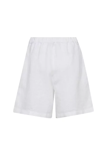 Lniane bermudy Mos Mosh białe