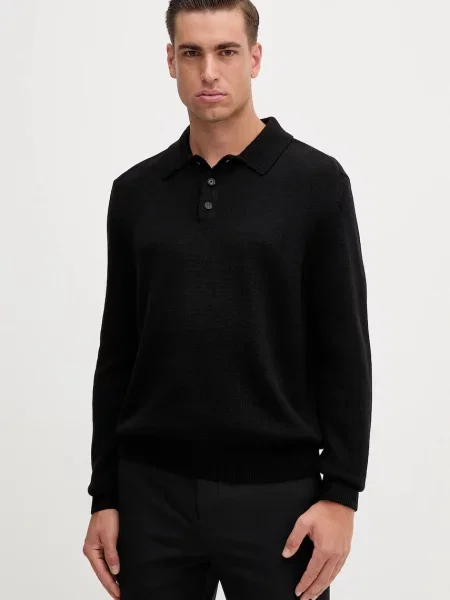 Polo Armani Exchange tricotate negru